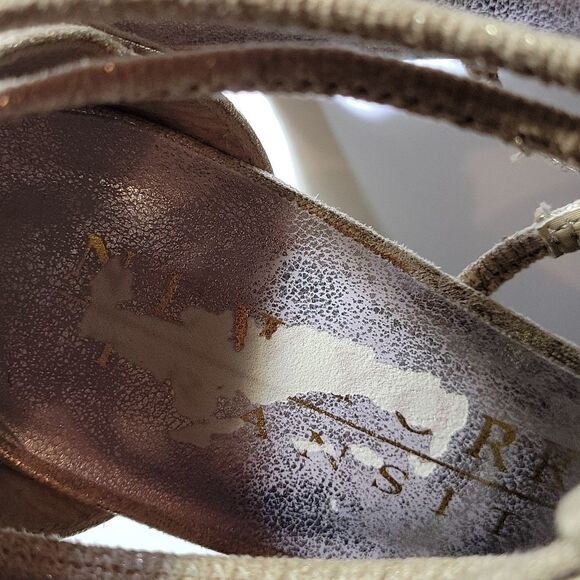 BRAND NEW NEW YORK  TRANSIT HIGH HEEL PEEP TOE ANKLE STRAP SANDAL - Picture 10 of 15